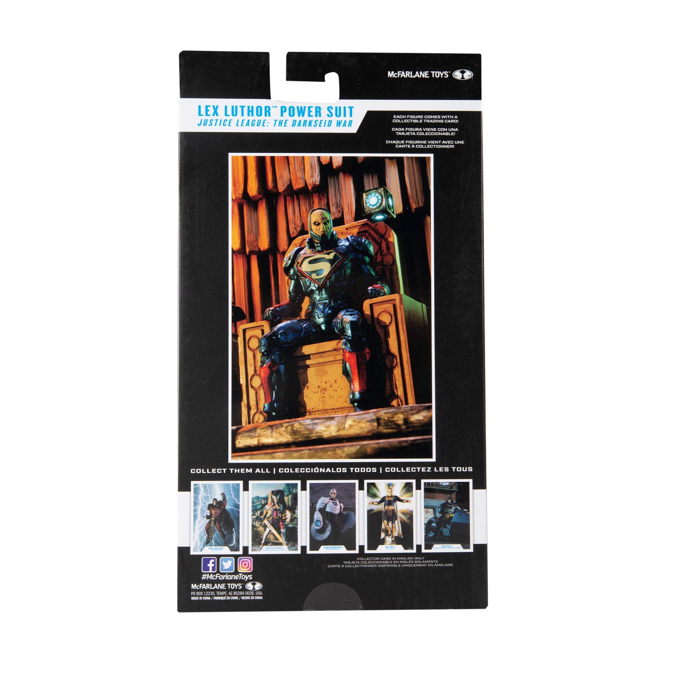 list item 10 of 10 McFarlane Toys DC Multiverse Lex Luthor-in Blue Power Suit Throne 7-in Action Figure