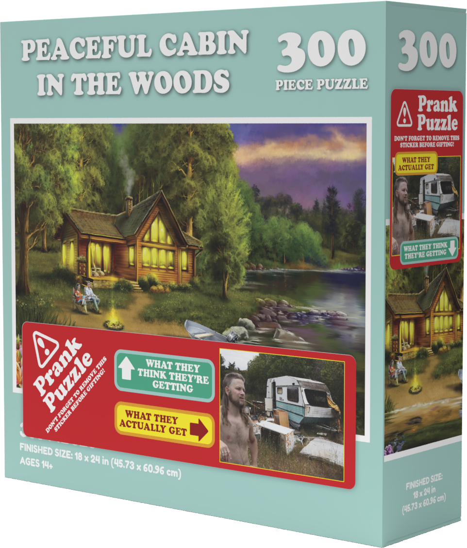 Doing Things Cabin 300-pc Prank Jigsaw Puzzle
