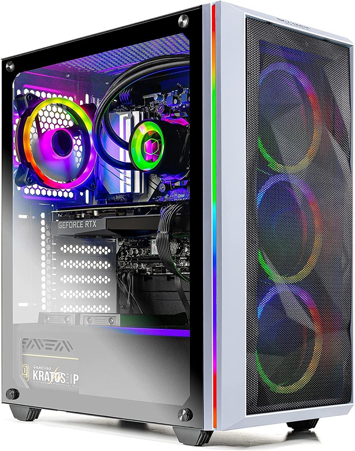 Skytech Gaming Chronos Gaming PC GeForce RTX 3070 Ti GPU AMD Ryzen 5600X CPU 16GB RAM 1TB SSD | GameStop