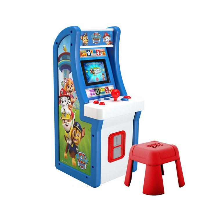 Arcade1Up Paw Patrol Junior Arcade Cabinet with Stool