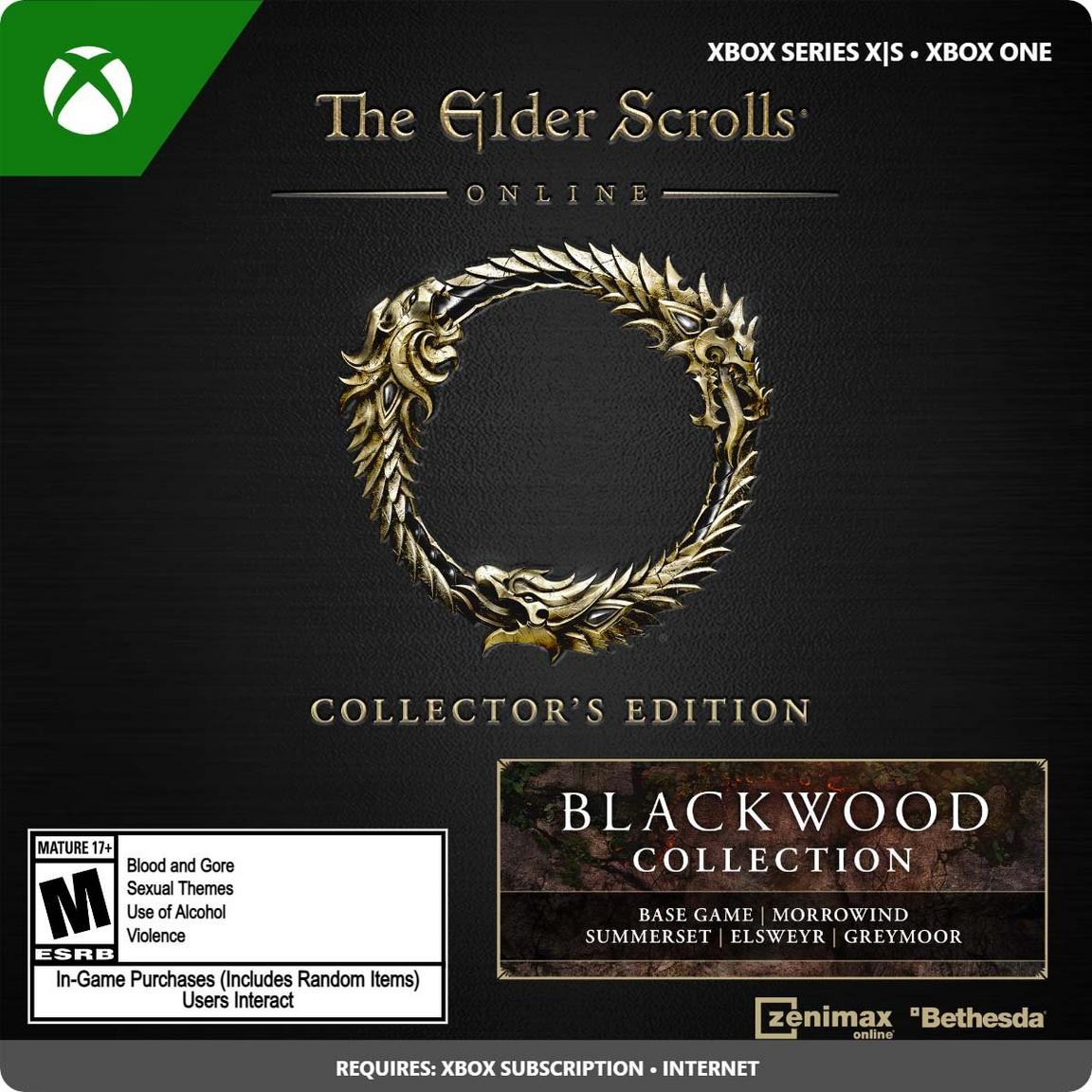 The Elder Scrolls Online Collection: Blackwood Collector's Edition - Xbox One -  Bethesda Softworks, G7Q-00153