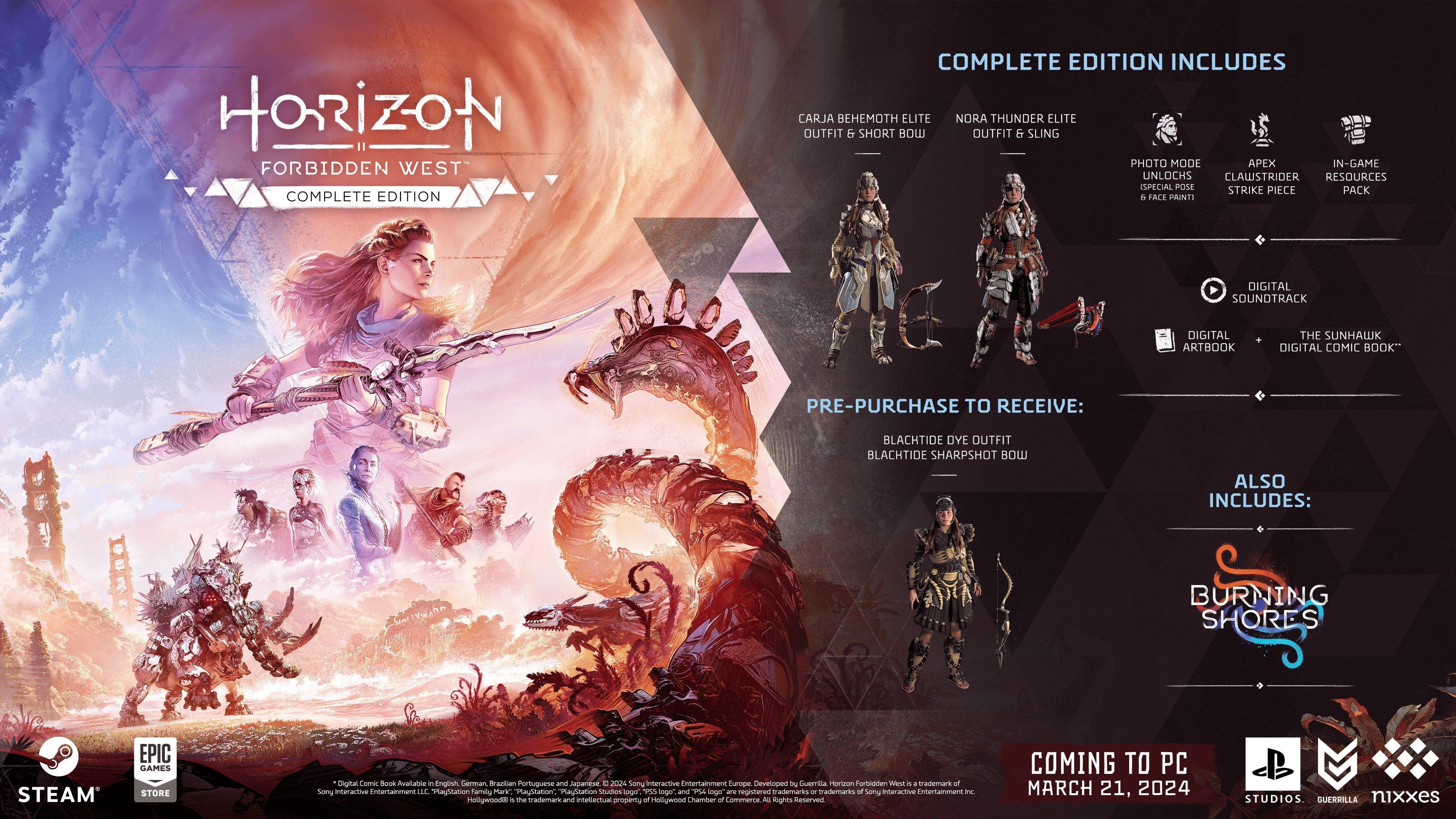 Horizon Forbidden West Complete Edition - PC Steam