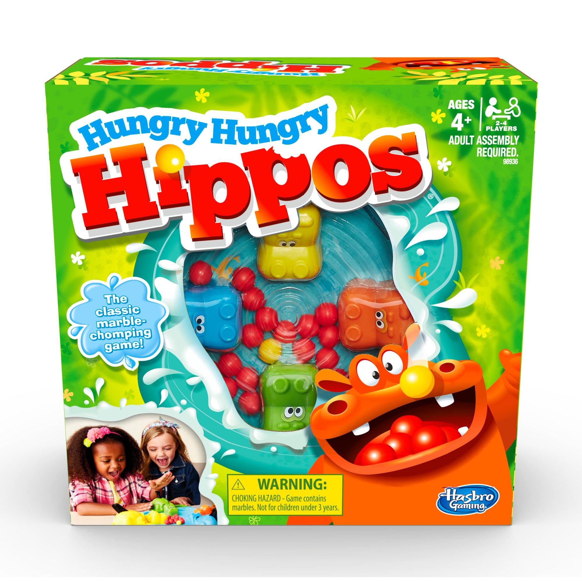 Hasbro Jeu 98936348 Elefun et les amis Hungry Hippos Jeu 