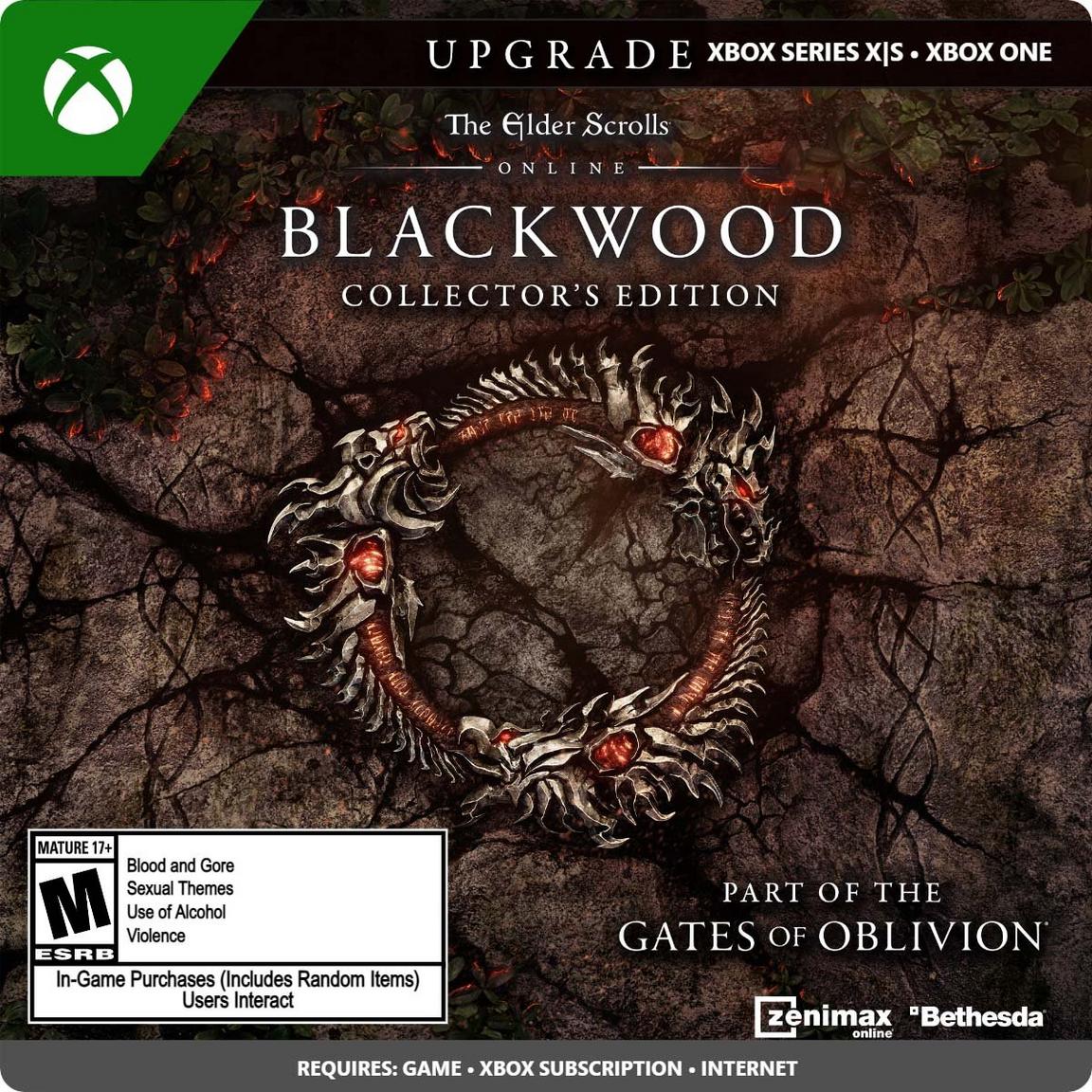 The Elder Scrolls Online Collection: Blackwood Upgrade Collector's Edition DLC for Xbox One, Digital -  Bethesda Softworks, 7CN-00103