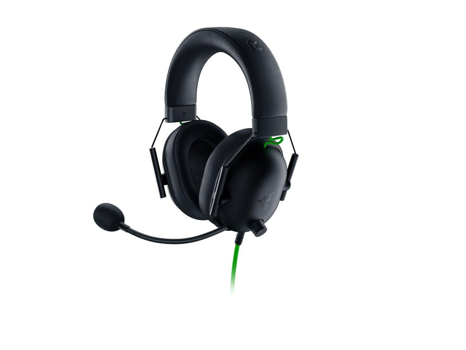 Razer BlackShark V2 X Wired Gaming Headset with TriForce 50mm Driver  HyperClear Noise Reduction Mic 7.1 Surround Sound 