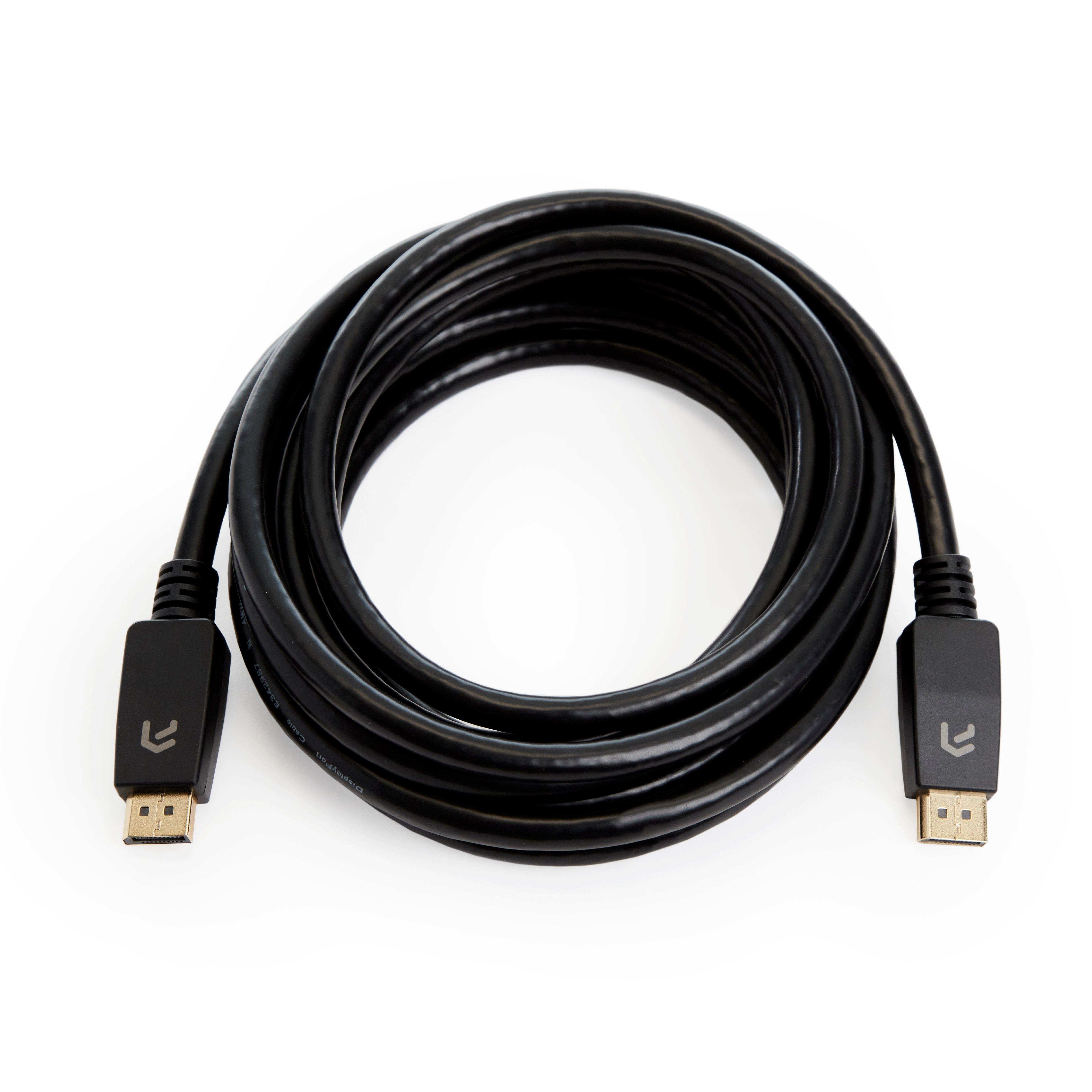 Atrix DisplayPort 1.4 PVC Cable 15-ft 