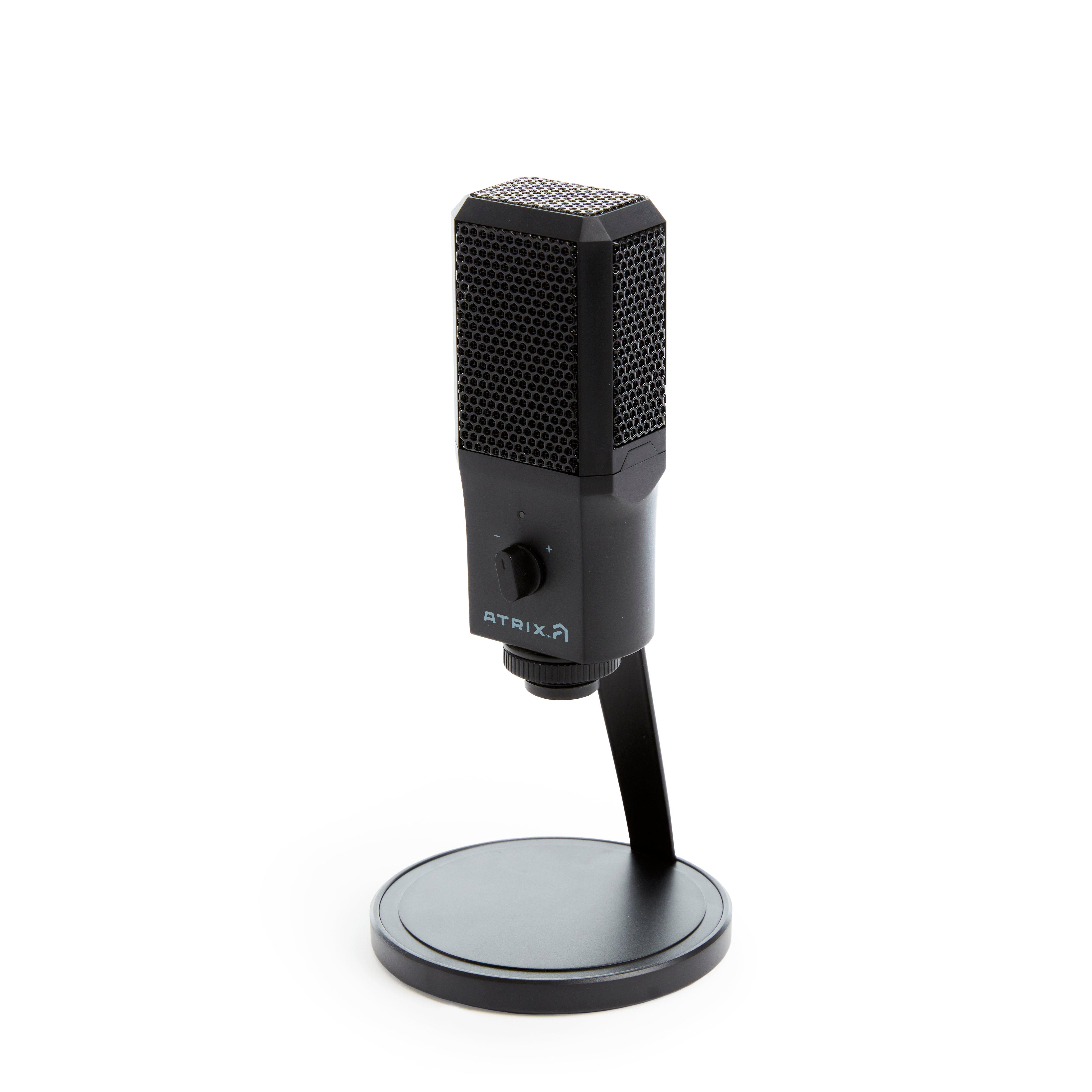 lommelygter sfære Tether Atrix Desktop USB Streaming Microphone for PC | GameStop