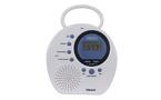 Jensen Water-Resistant Digital AM/FM Bluetooth Shower Dual Clock Radio