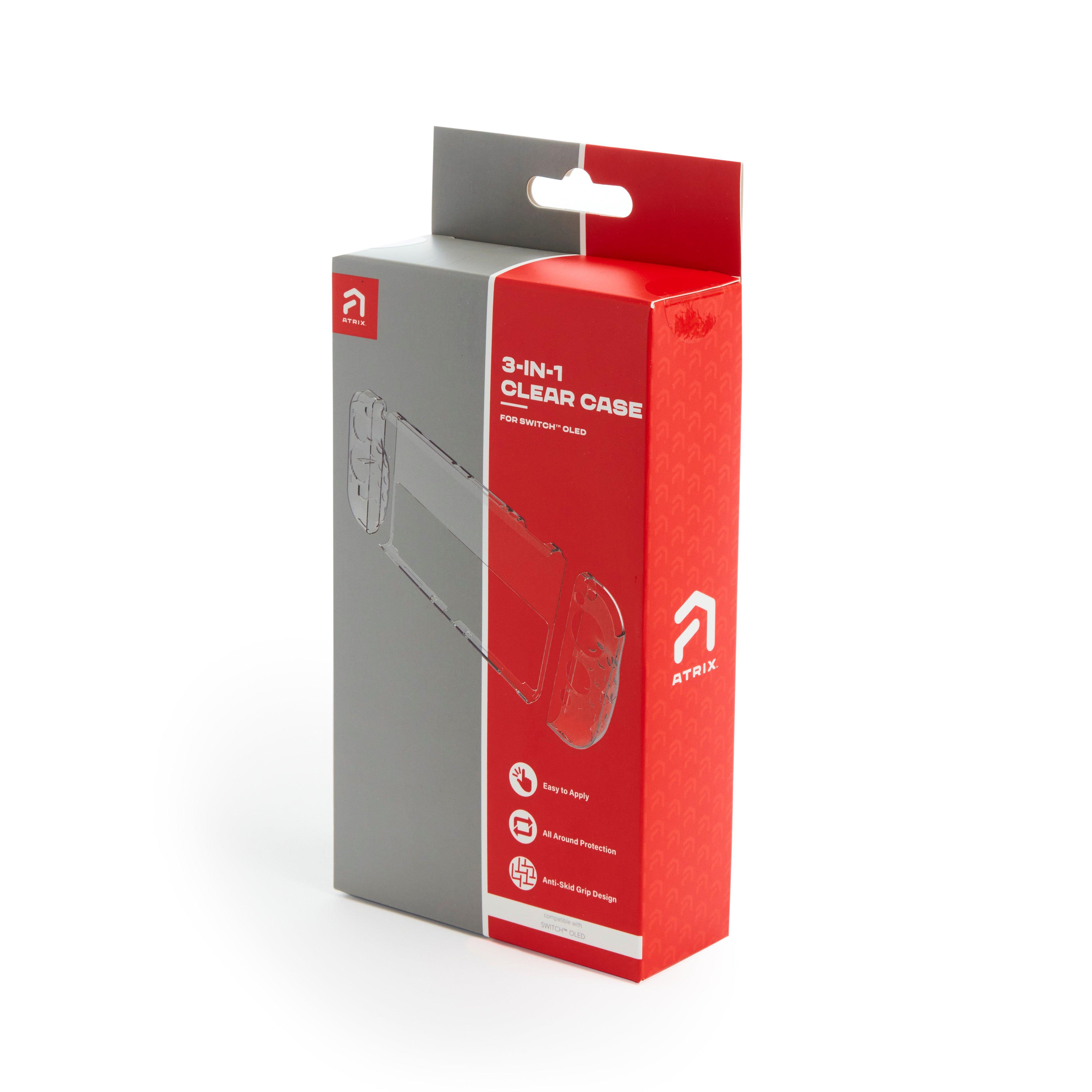 Atrix 3-in-1 Clear Case for Nintendo Switch - OLED Model
