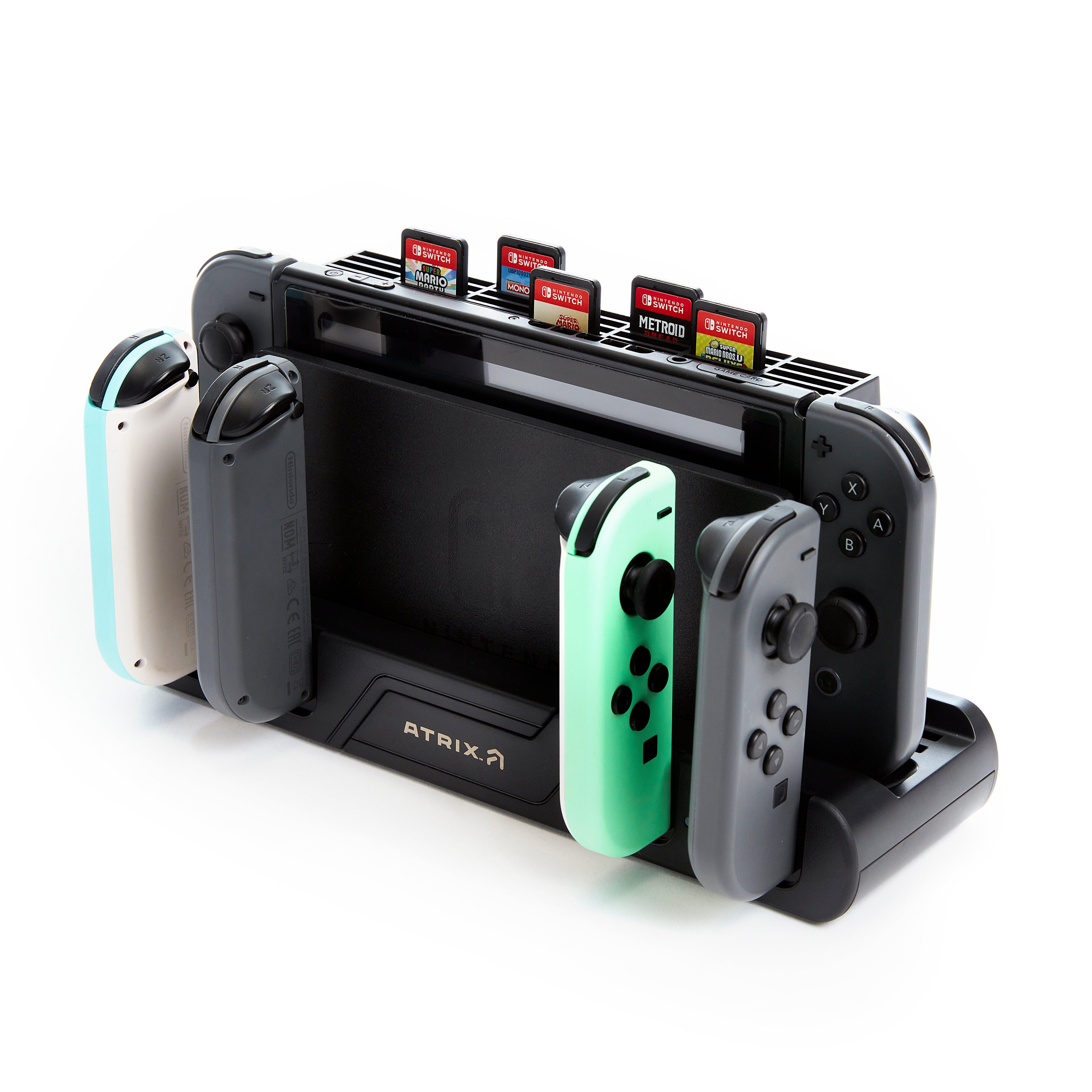Atrix Nintendo Switch 6-in-1 Charging Dock and Game Deck