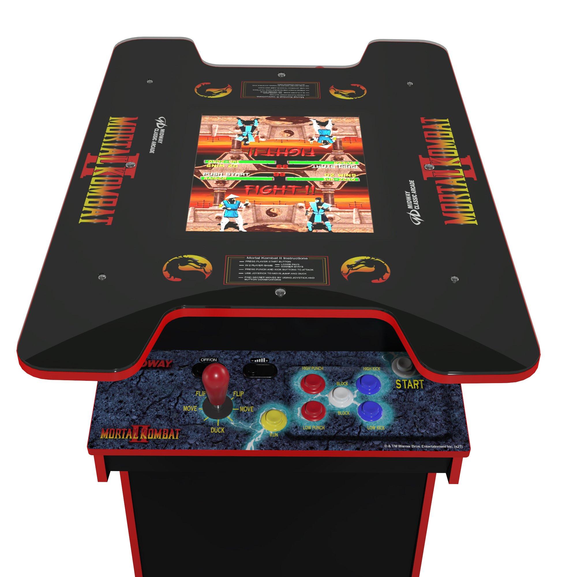 list item 2 of 5 Aracde1Up Mortal Kombat Midway Gaming Table