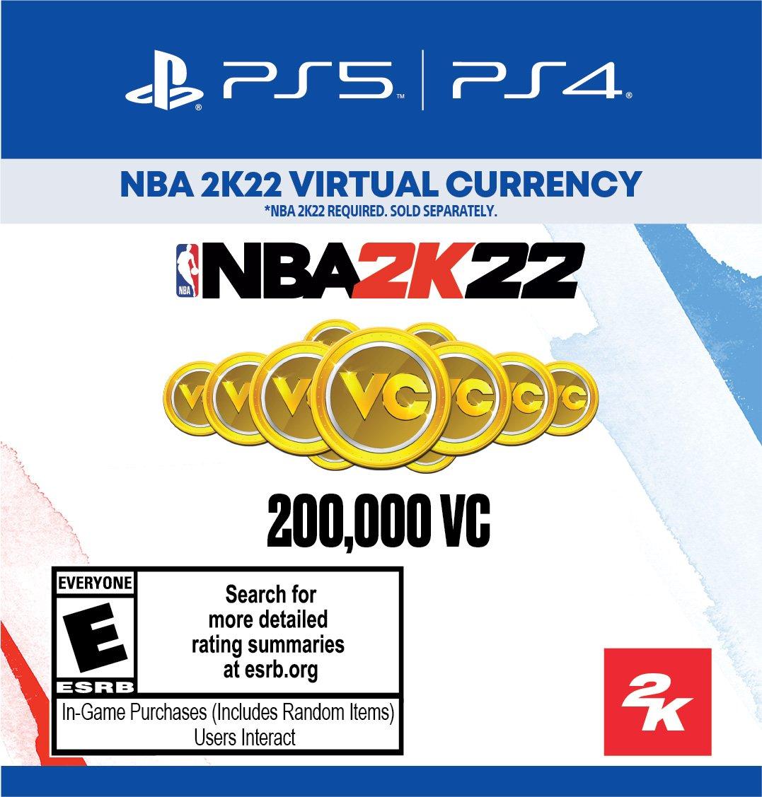 Nba 2k22 0 000 Virtual Currency Playstation 5 Gamestop