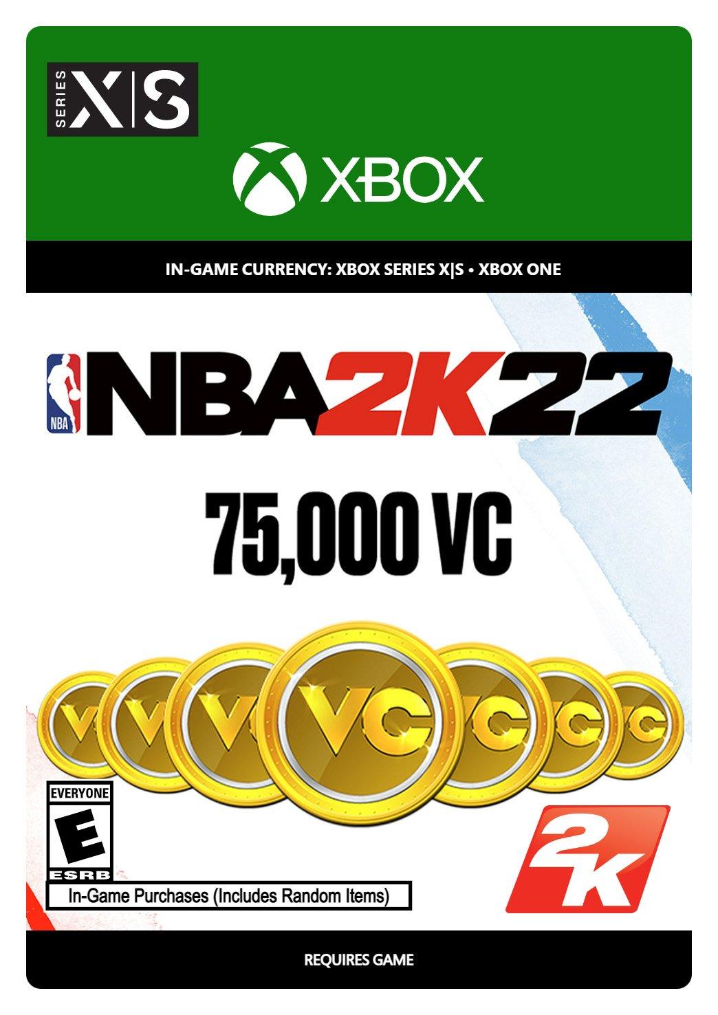 NBA 2K22 75,000 Virtual Currency - Xbox One