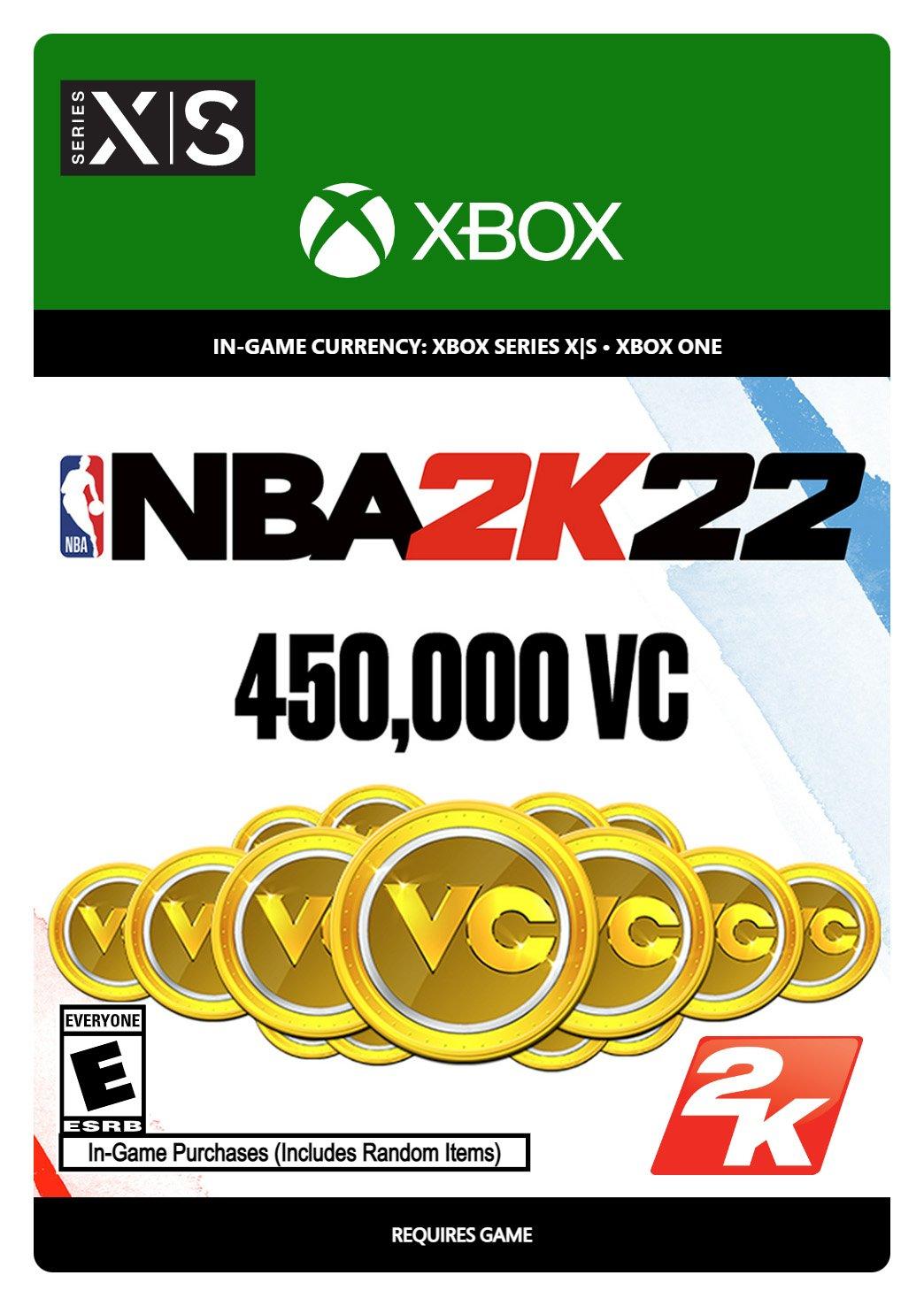 Nba 2k22 450 000 Virtual Currency Xbox One