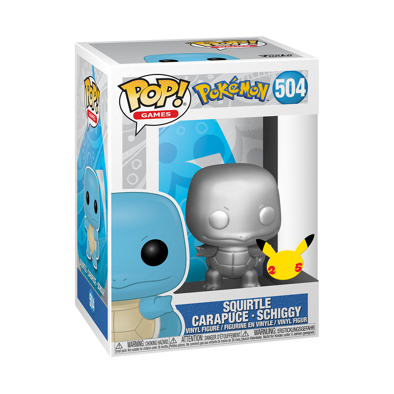 metallic squirtle funko pop