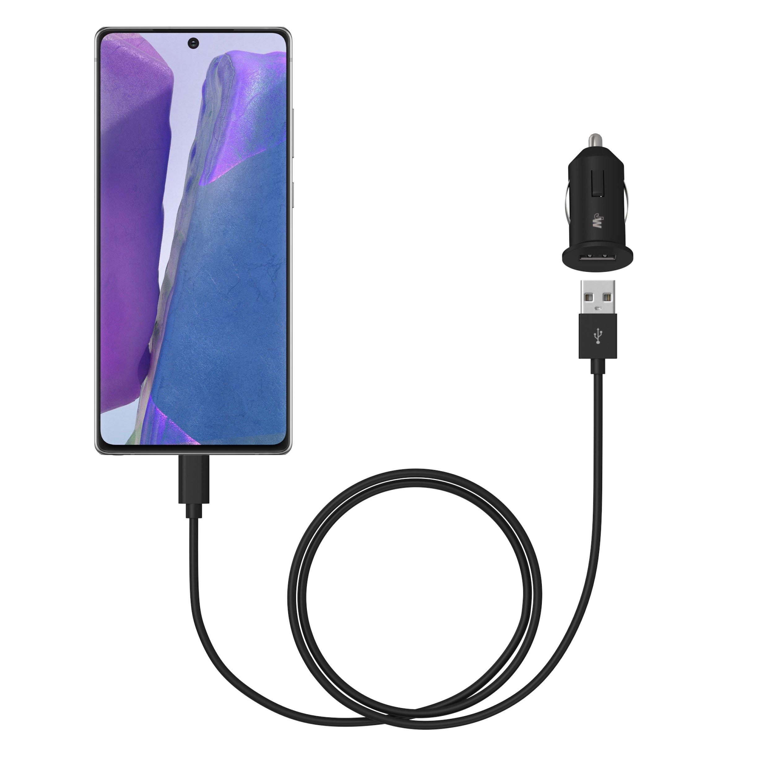Just Wireless Car Charger with 6-ft USB to USB-C Cable