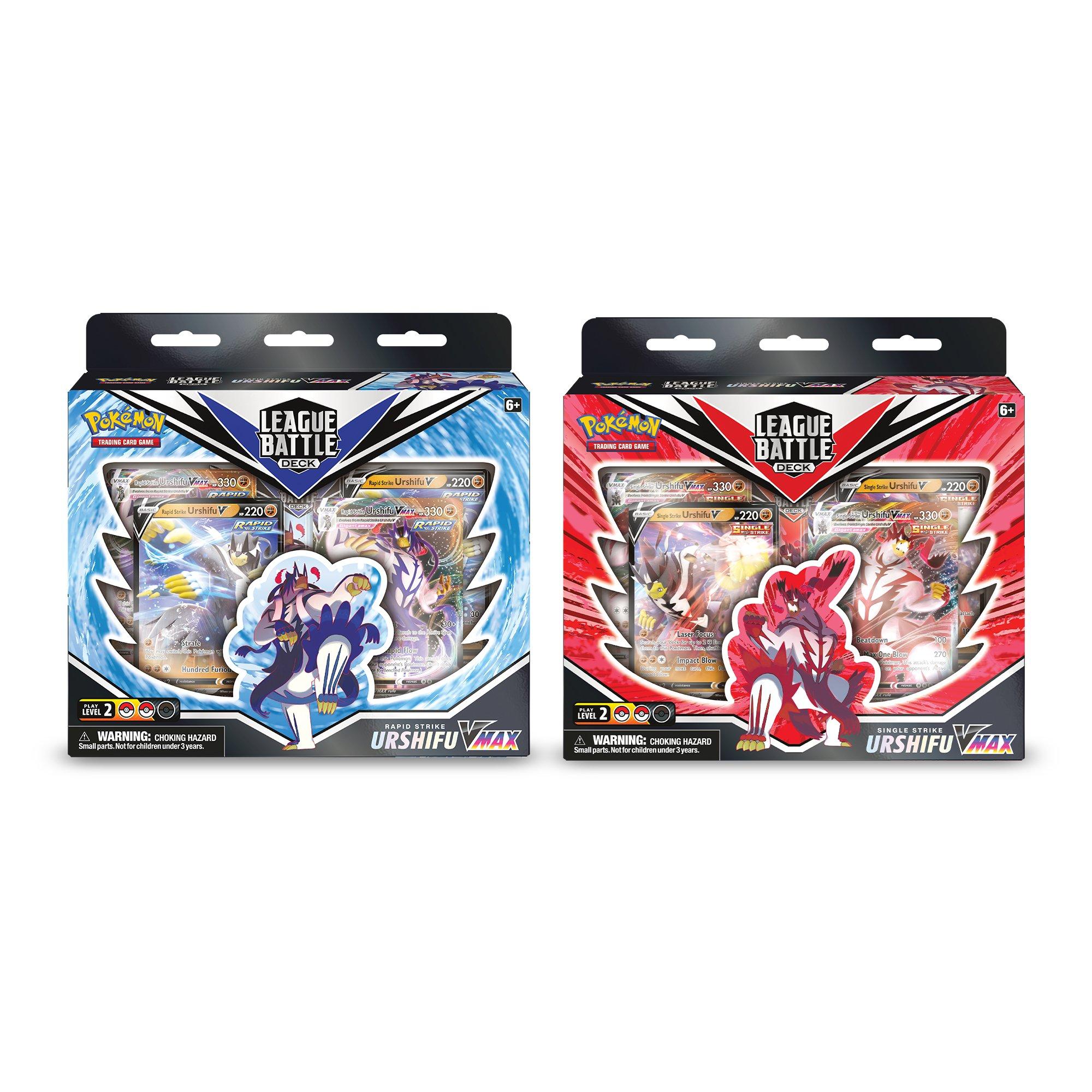 Pokemon Trading Card Game Single Strike Or Rapid Strike Urshifu Vmax League Battle Deck Assortment Gamestop