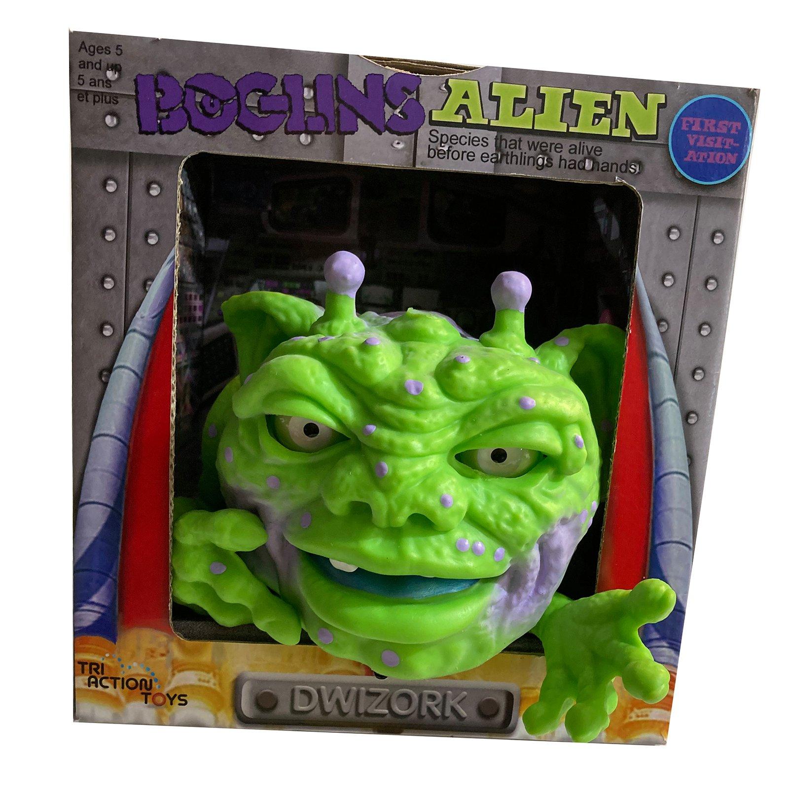 TriAction Toys Boglins Alian Dwizork 8-in Foam Monster Puppet