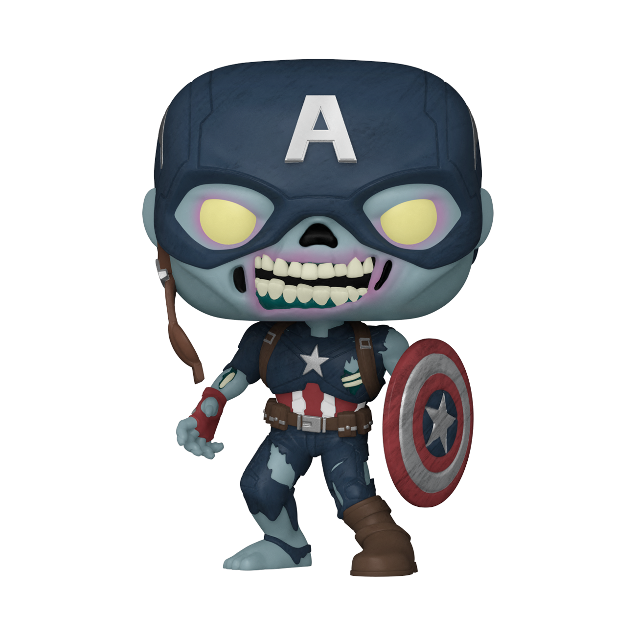 Zombie Captain America Vinyl Bobblehead