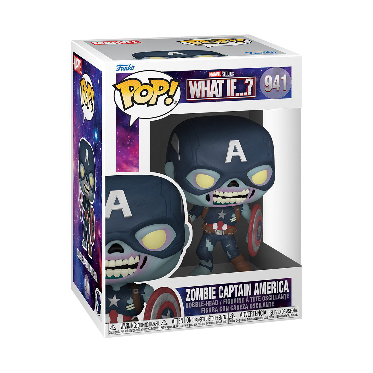 Zombie Captain America Vinyl Bobblehead