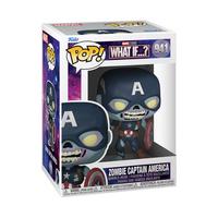 list item 2 of 2 Funko POP! Marvel: What If...? Zombie Captain America Vinyl Bobblehead