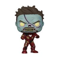 list item 1 of 2 Funko POP! Marvel: What If...? Zombie Iron Man Vinyl Bobblehead