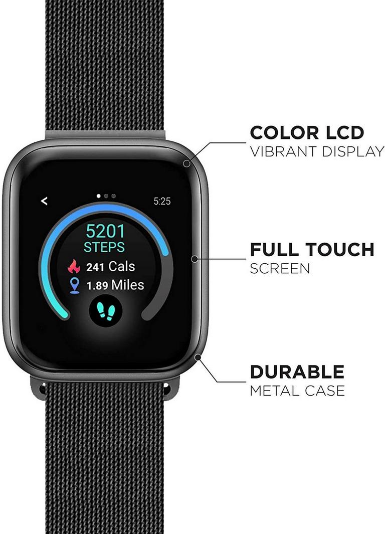 iTOUCH Air 3 40mm Smartwatch Black with Mesh Band