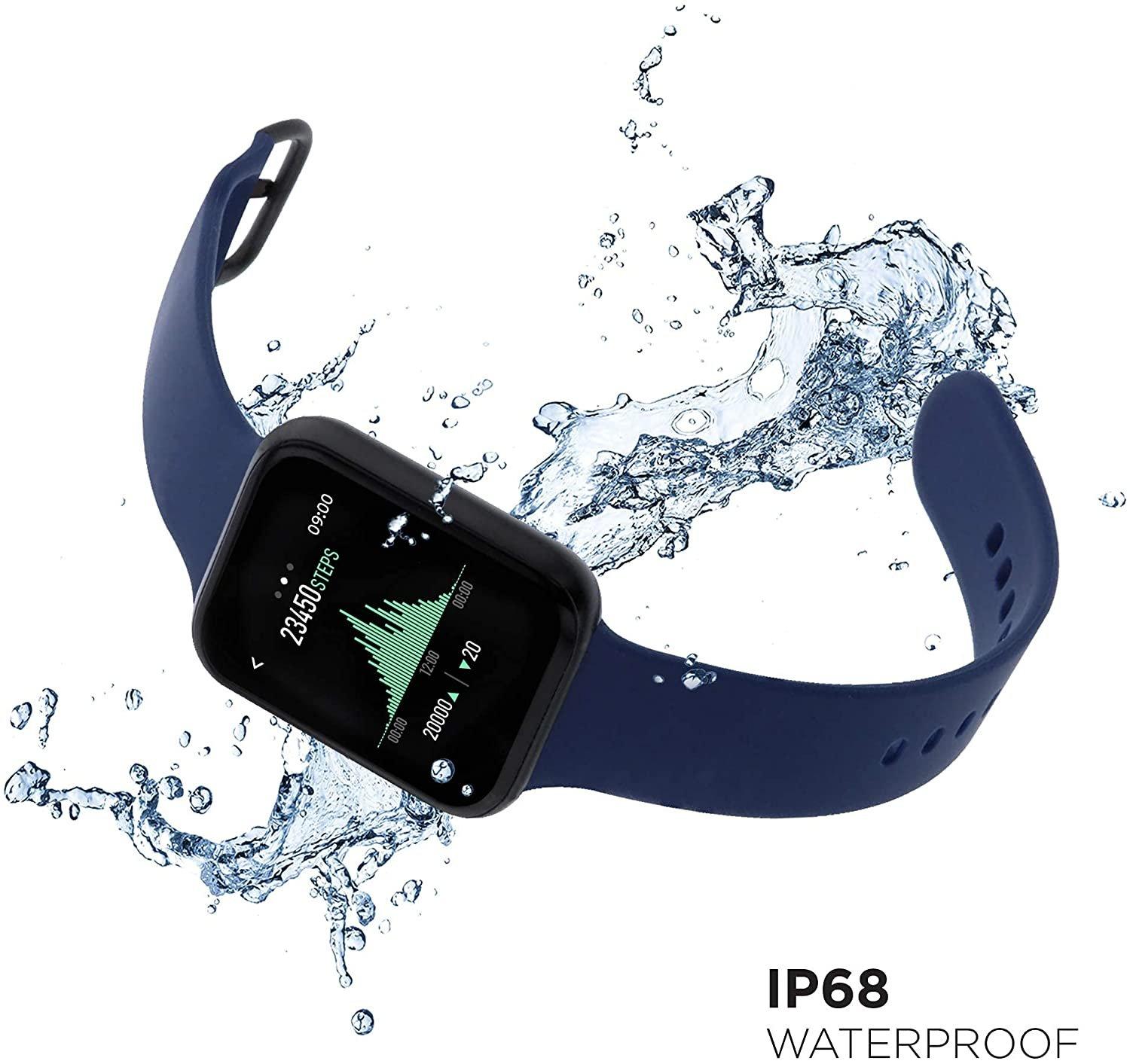 list item 3 of 9 iTOUCH Air 3 40mm Smartwatch Black with Navy Band