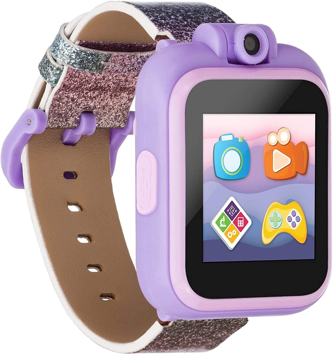 list item 1 of 7 playzoom 2 Kids Smartwatch with Swivel Camera Purple Glitter