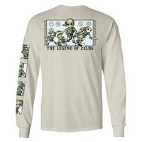list item 2 of 4 The Legend of Zelda The Wind Waker Link Faces Mens Long Sleeve T-Shirt