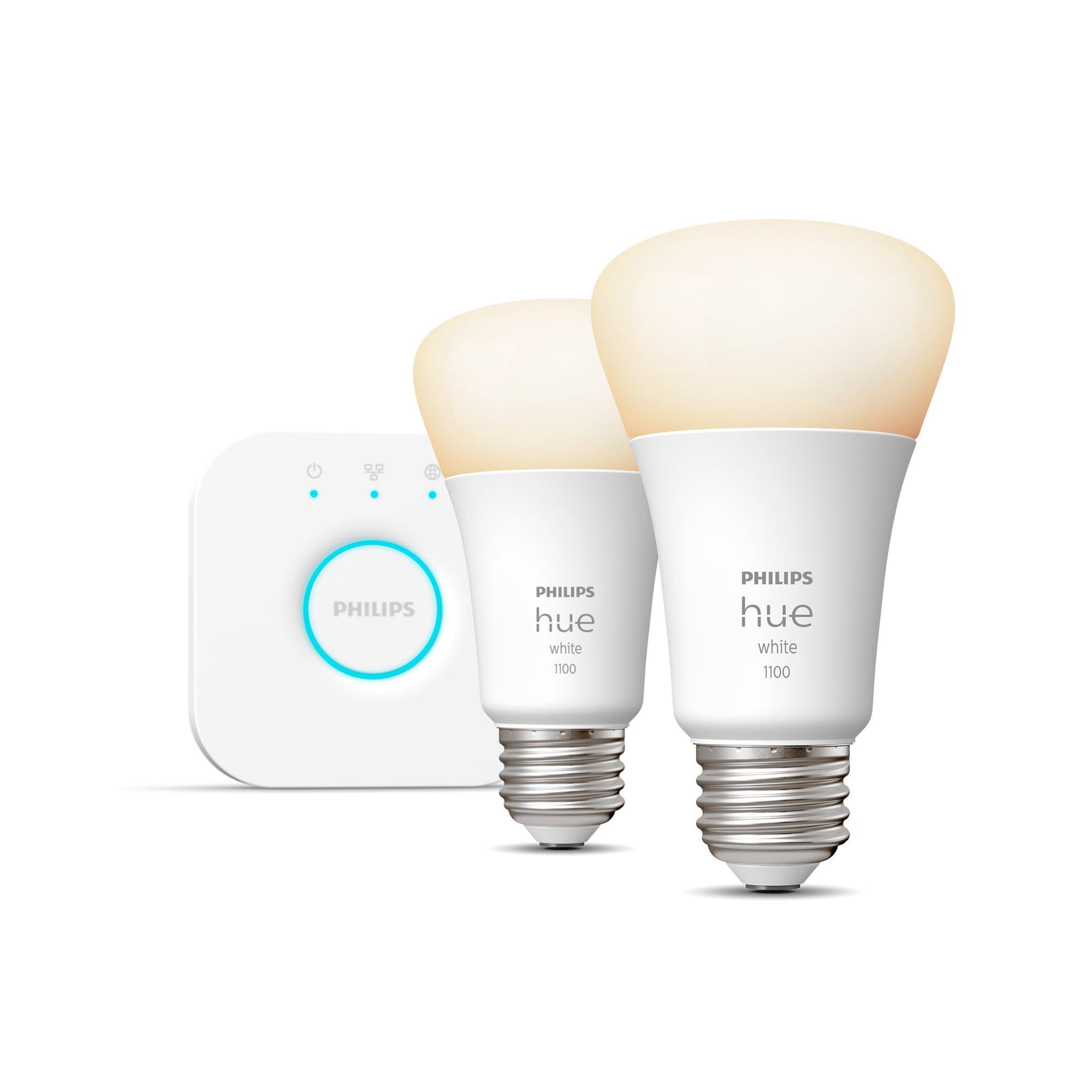 list item 2 of 7 Philips Hue E26 White Bluetooth LED Smart Bulb Starter Kit