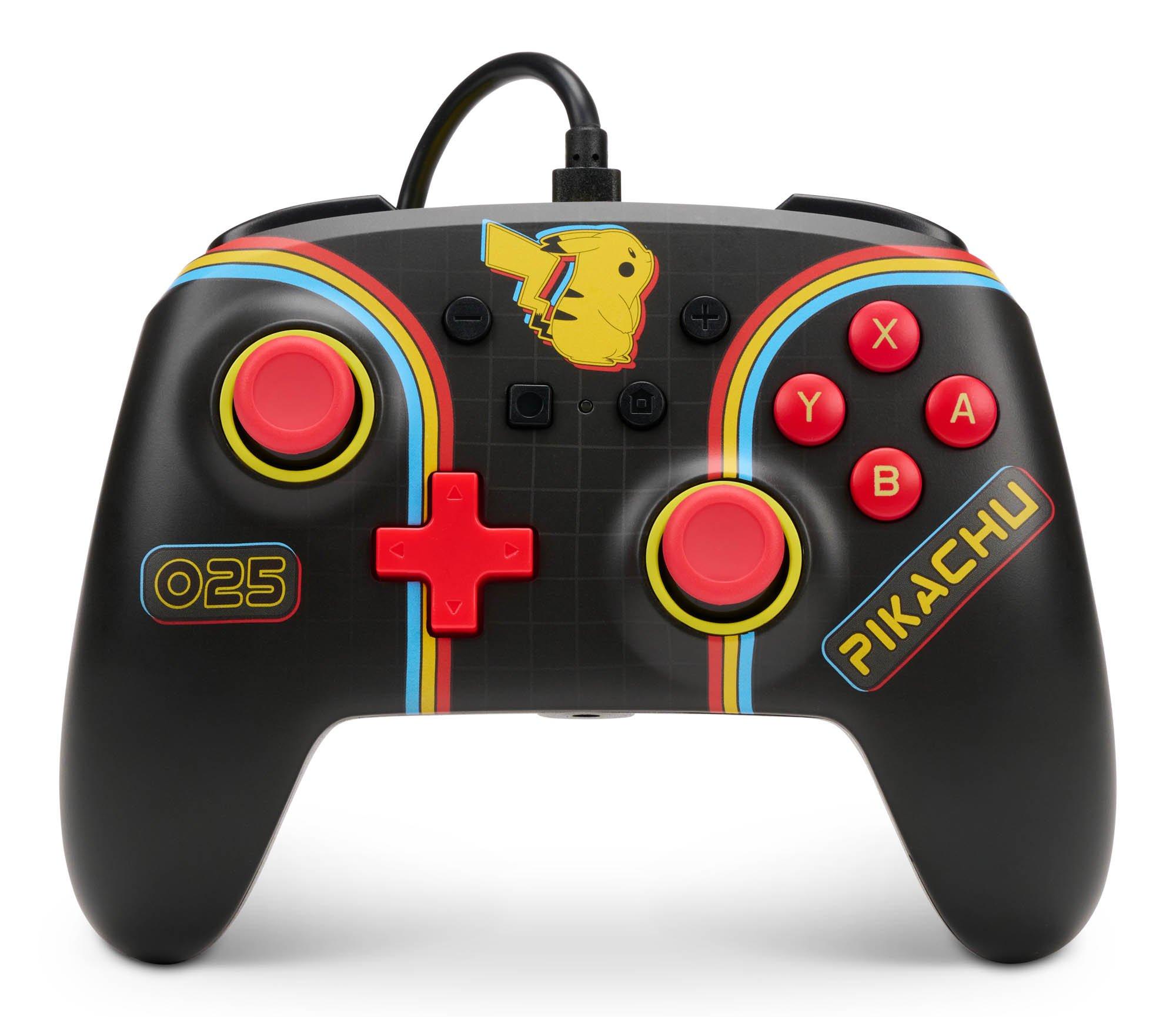 PowerA Enhanced Wired Controller for Nintendo Switch Pokemon Pikachu