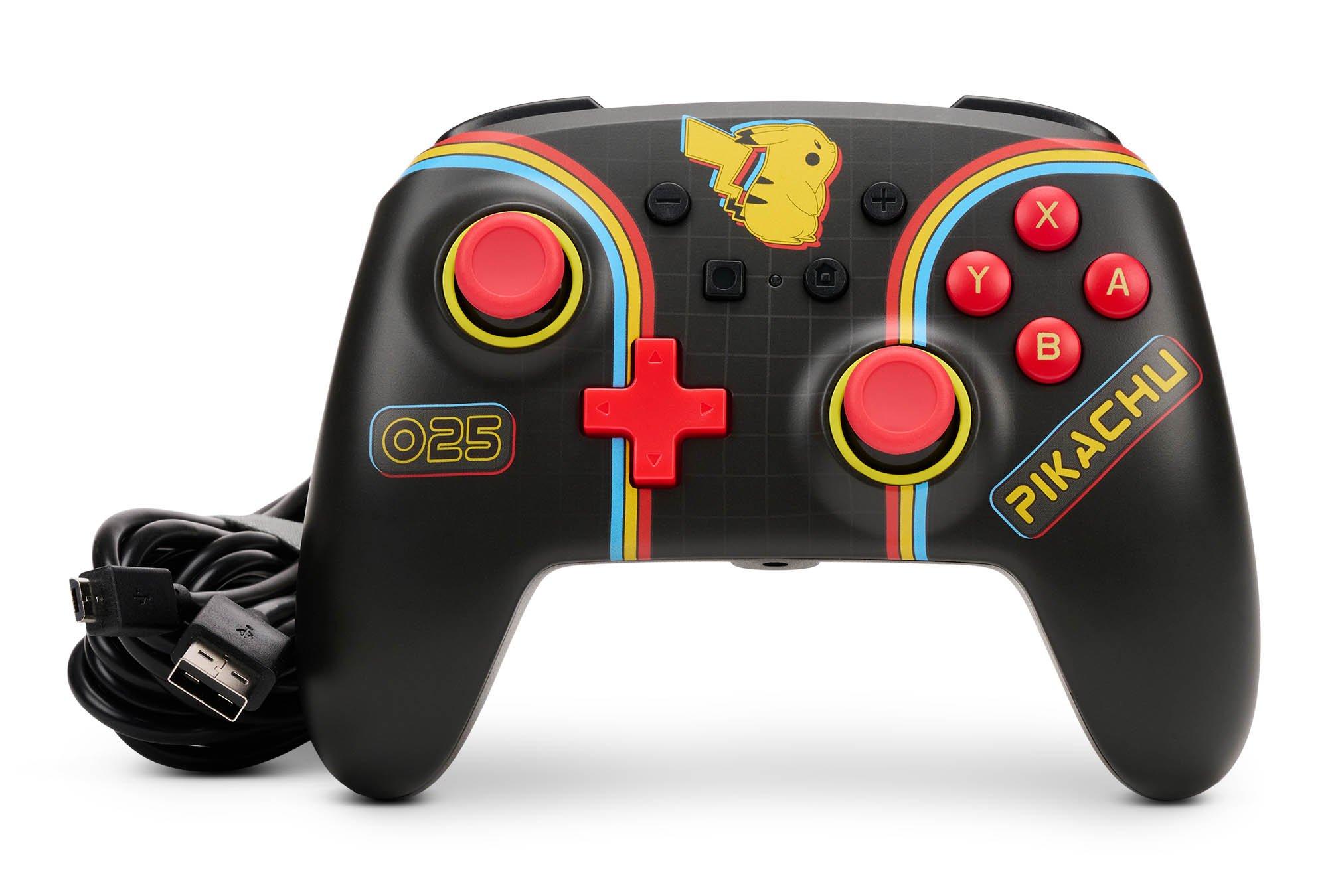 PowerA Enhanced Wired Controller for Nintendo Switch Pokemon Pikachu