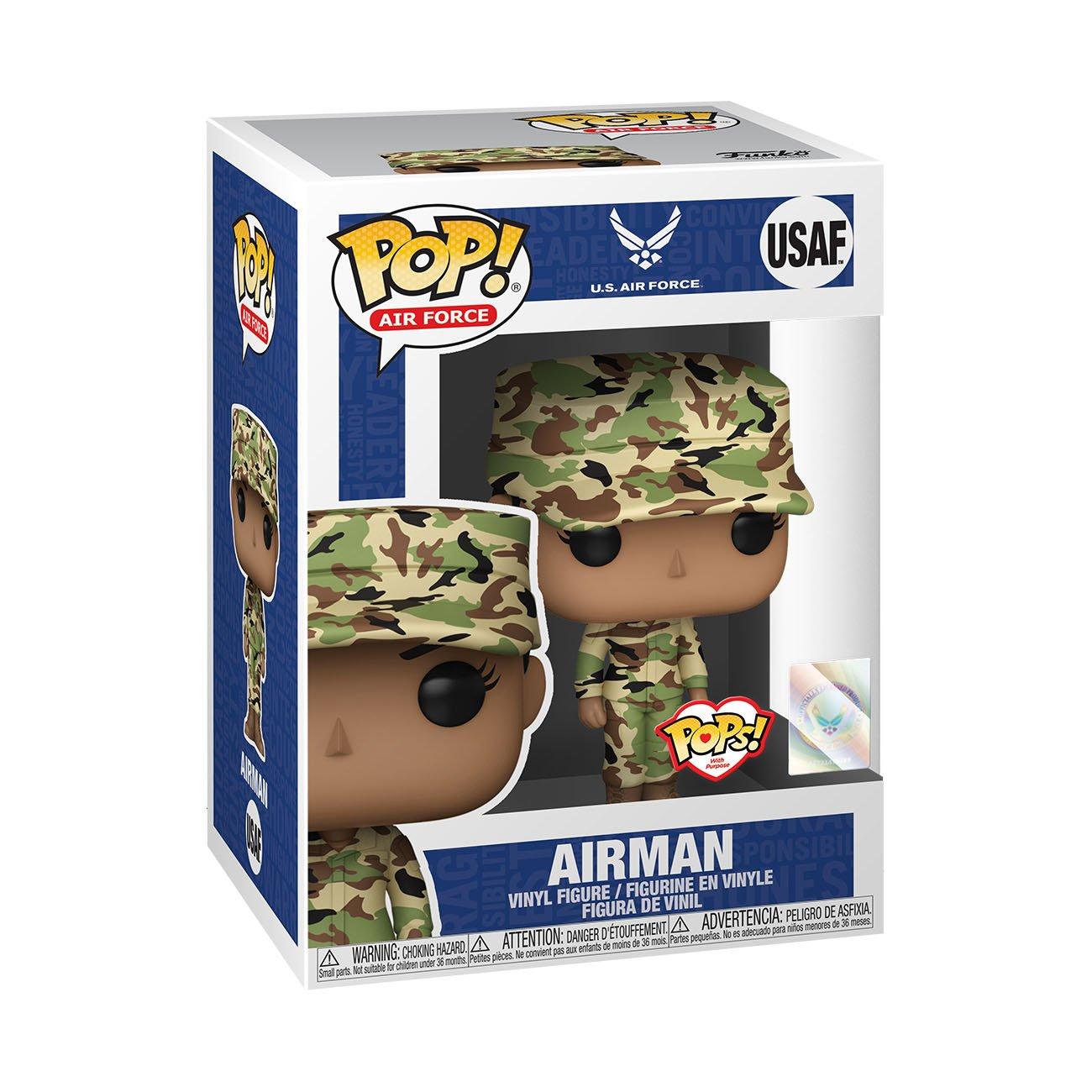 Funko POP! Air Force: Airman Camo Hispanic Female Vinyl Figure