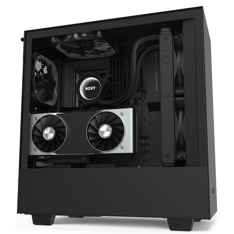 NZXT H510i Tempered Glass Compact Mid-Tower Computer Case with RGB