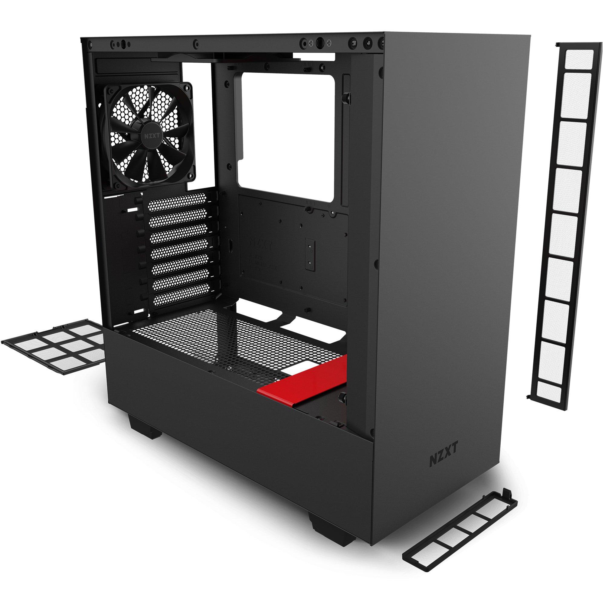 NZXT H510 Tempered Glass Compact MidTower Computer Case
