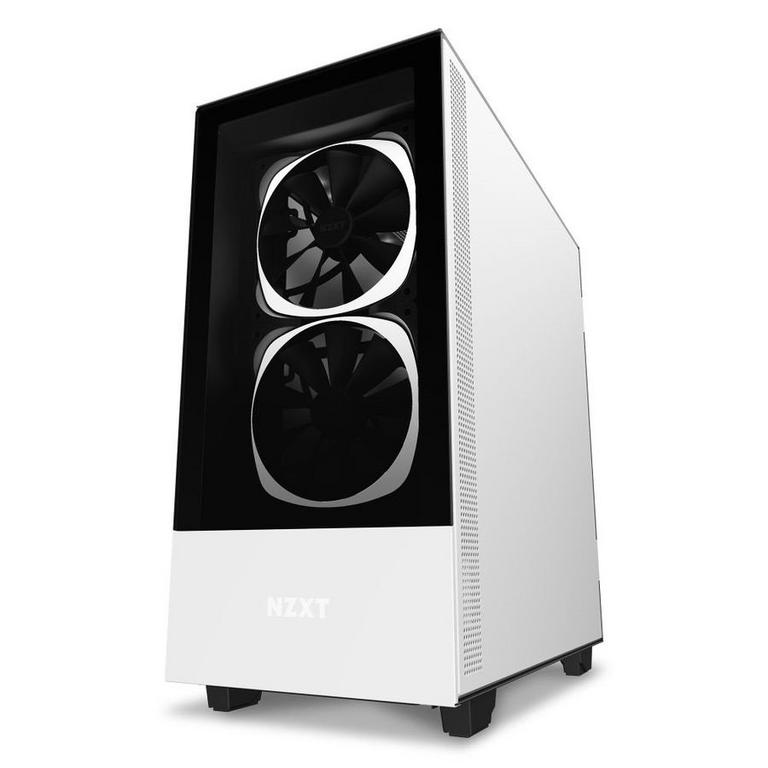 未使用 NZXT H510 ELITE ATXケース マットホワイト/ブラック H510 Elite｜NZXT｜株式会社アユート PCパーツ・VR・オーディオ等周辺