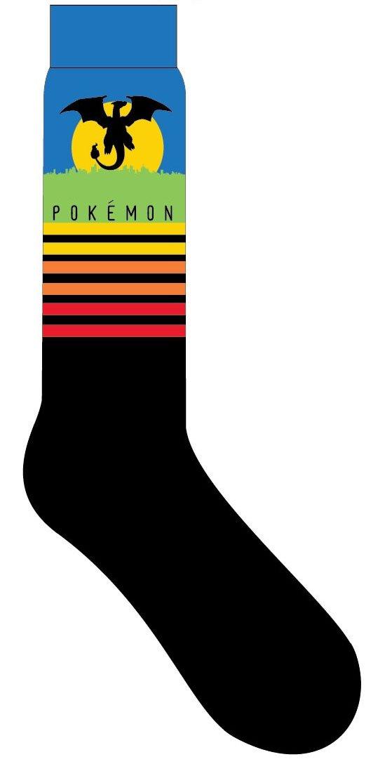 list item 1 of 1 Pokemon Charmander Silhouette Crew Socks