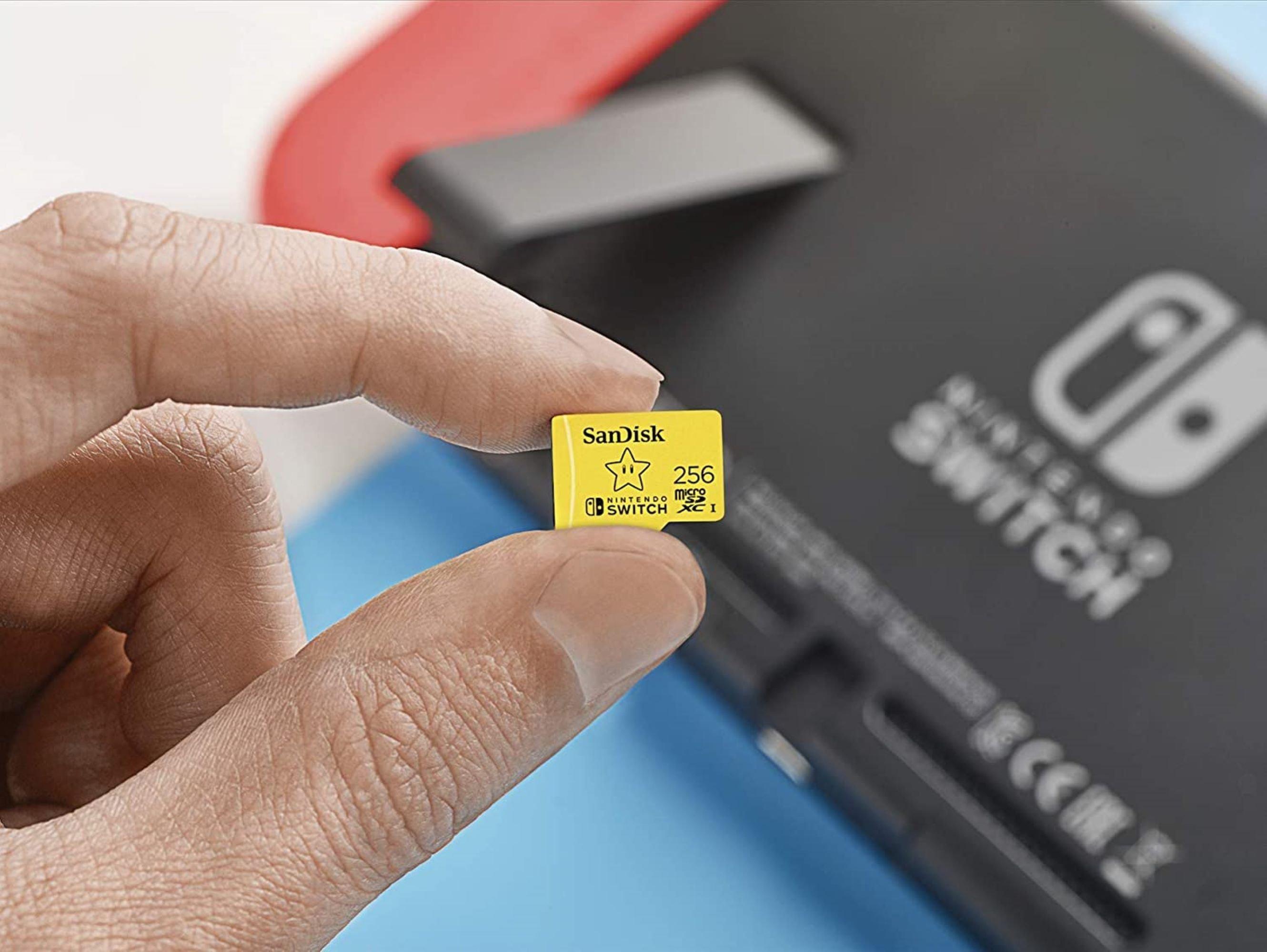 SanDisk 256GB microSDXC Memory Card for Nintendo Switch