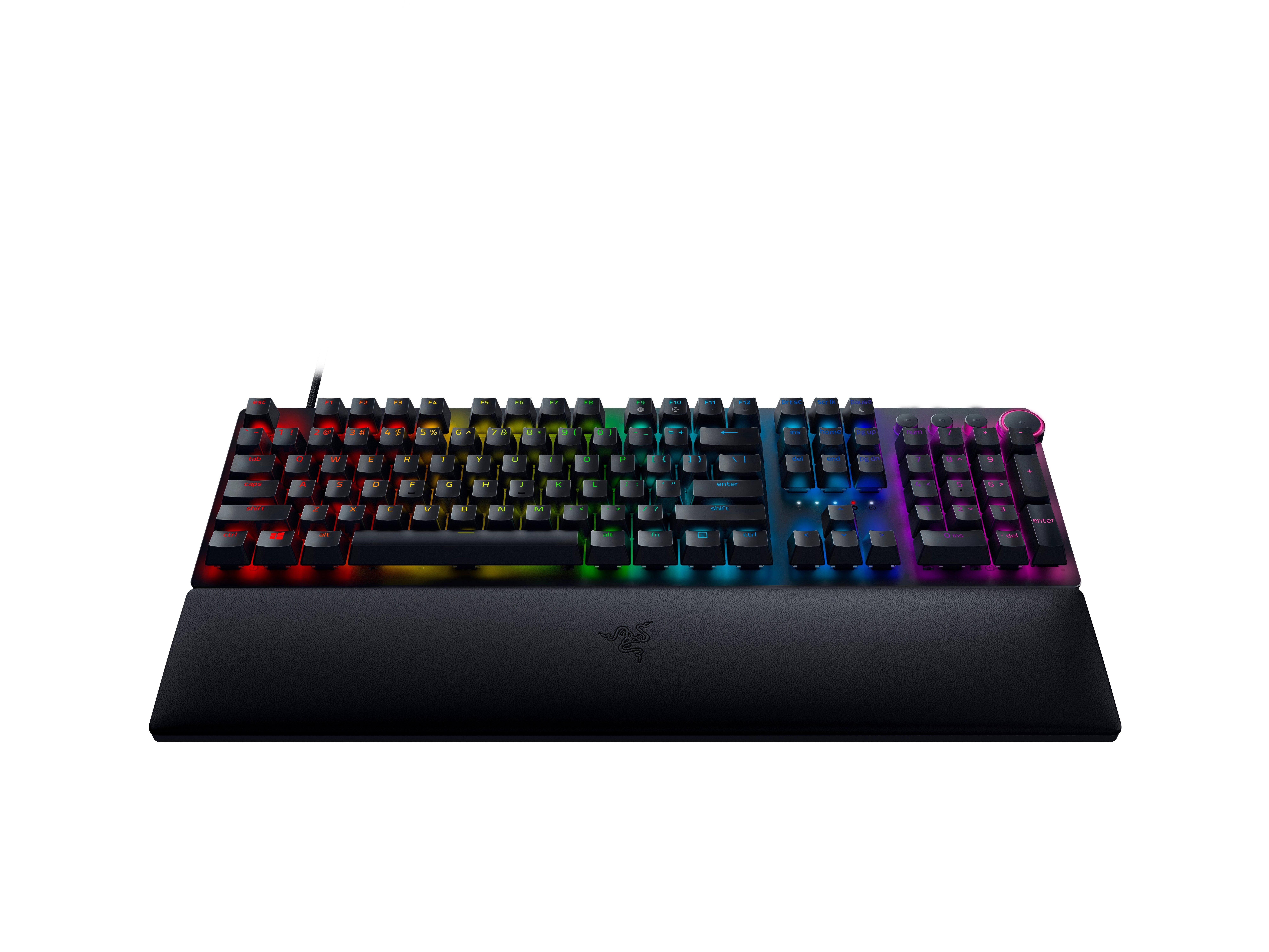 list item 4 of 5 Razer Huntsman V2 Optical Clicky Purple Switch Wired Gaming Keyboard