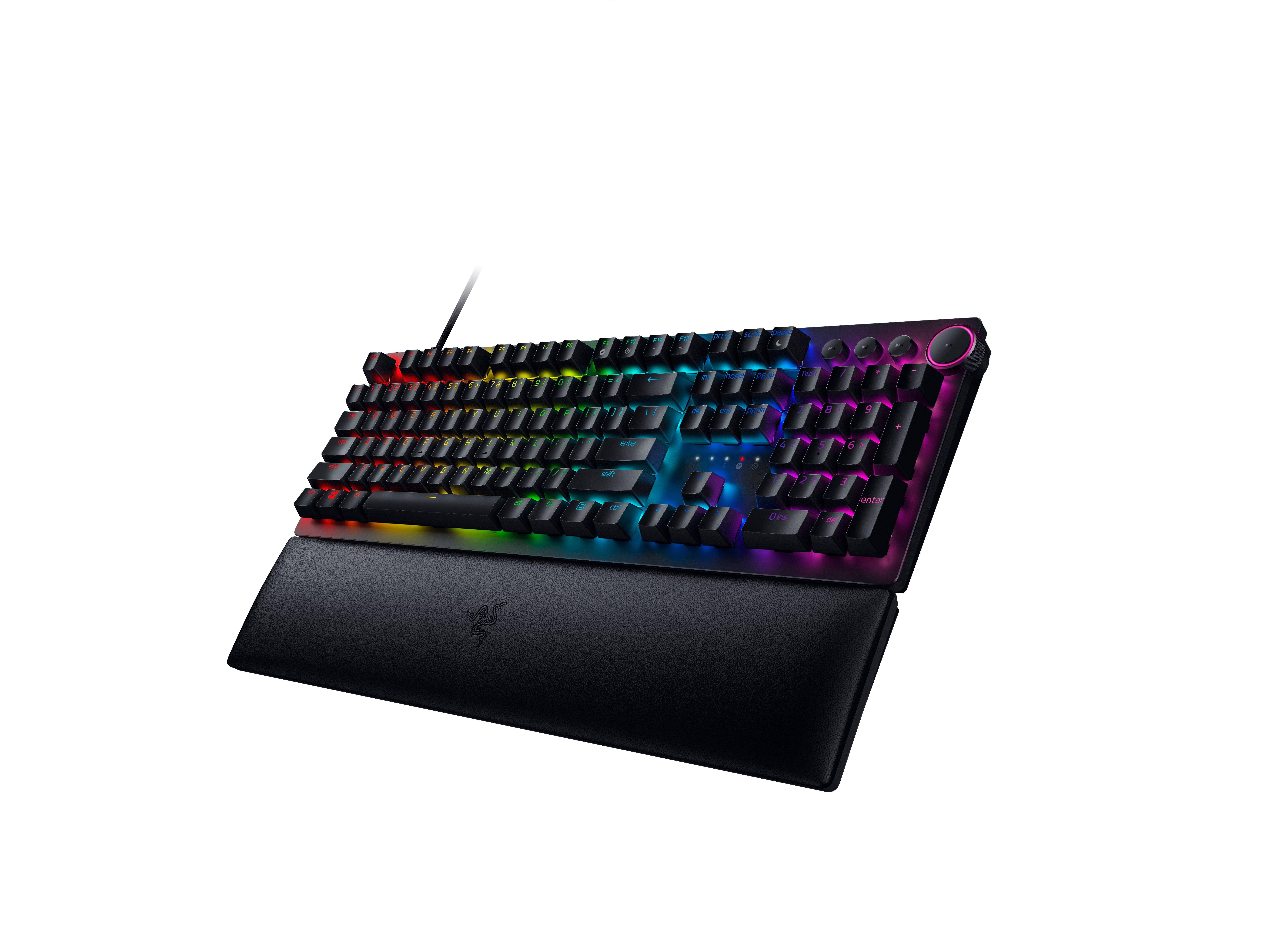 list item 5 of 5 Razer Huntsman V2 Optical Clicky Purple Switch Wired Gaming Keyboard