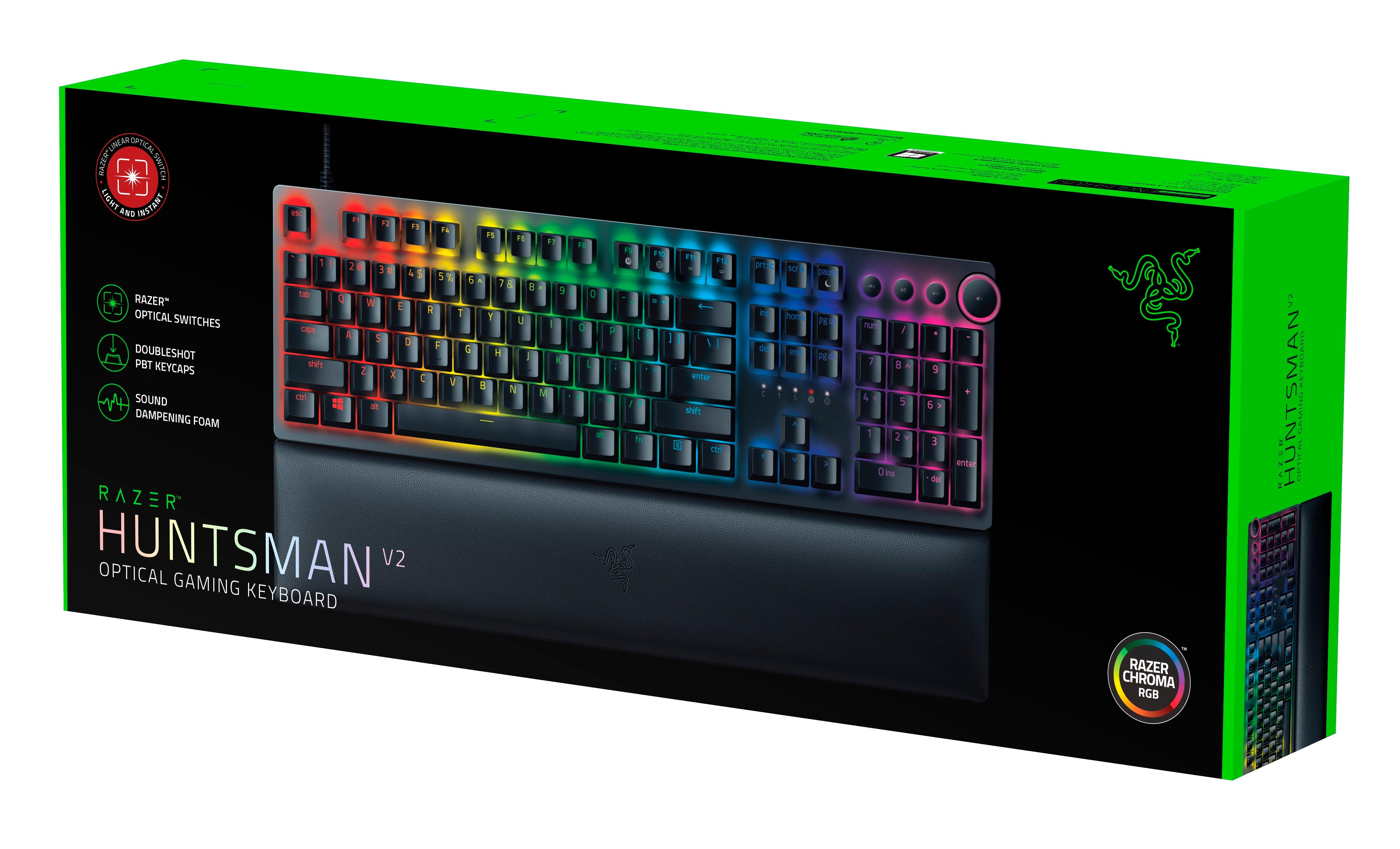 list item 6 of 6 Razer Huntsman V2 Optical Linear Red Switch Wired Gaming Keyboard