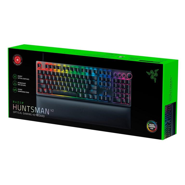 Razer Huntsman V2 Optical Linear Red Switch Wired Gaming Keyboard | GameStop