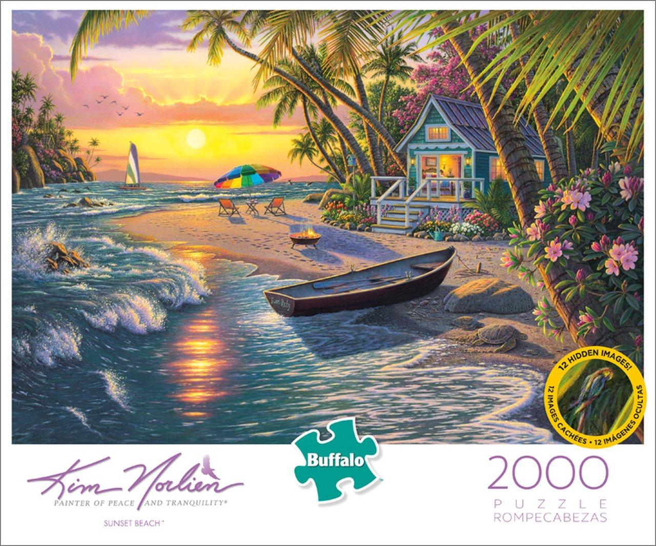 list item 1 of 5 Buffalo Games Sunset Beach 2000-pc Jigsaw Puzzle