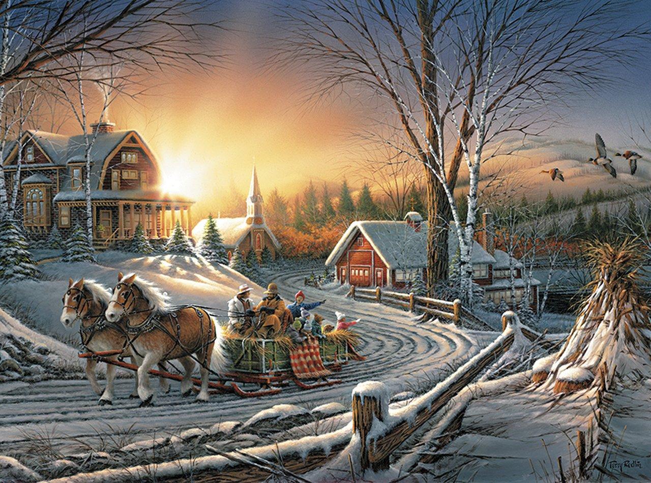 list item 2 of 3 Buffalo Games The Pleasures of Winter 1000-pc Jigsaw Puzzle