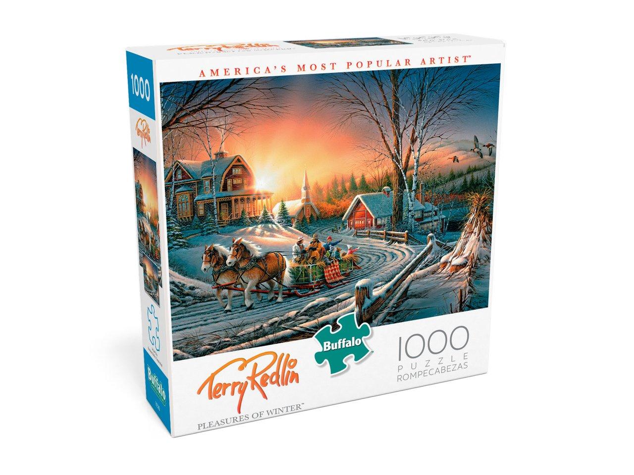 Buffalo Games The Pleasures of Winter 1000-pc Jigsaw Puzzle