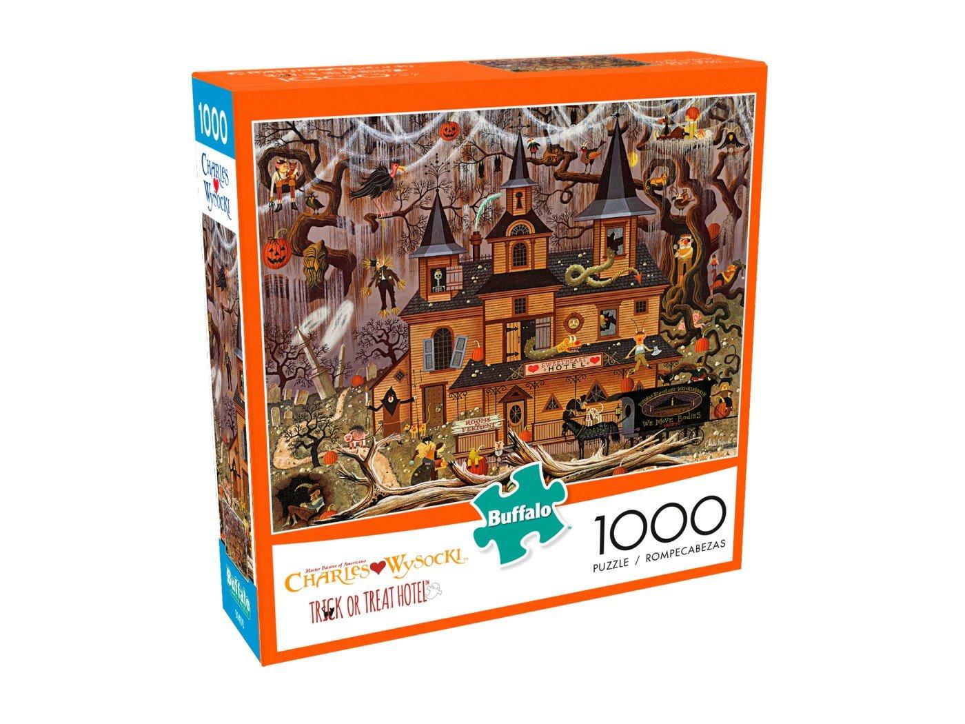 Buffalo Games Trick or Treat Hotel 1000-pc Jigsaw Puzzle