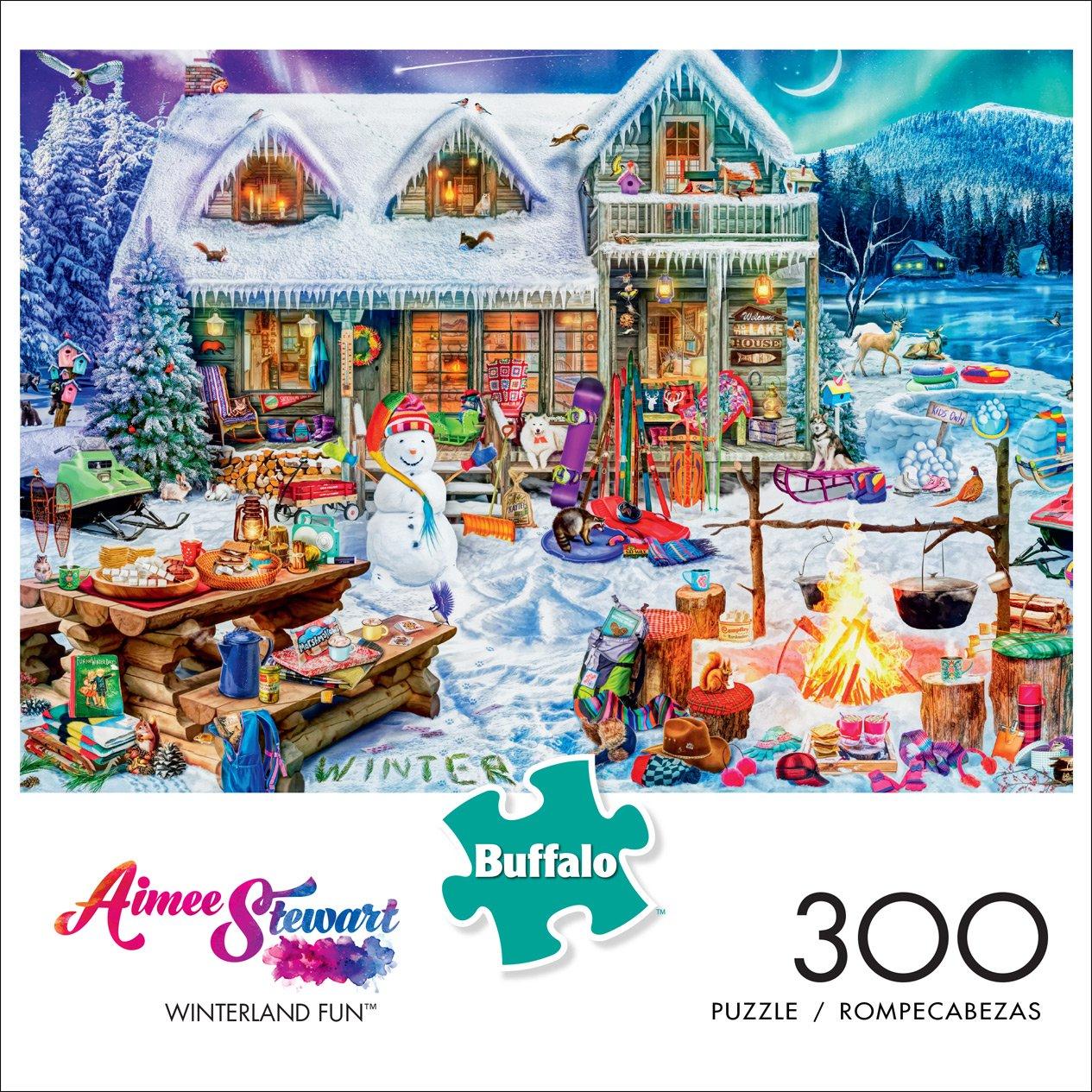 list item 1 of 3 Buffalo Games Winterland Fun 300-pc Jigsaw Puzzle