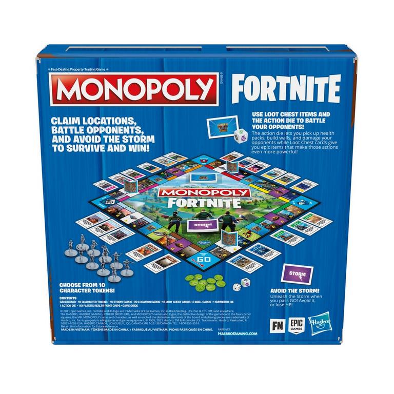 Details about   Monopoly Fortnite Edition Game BRAND NEW Hasbro