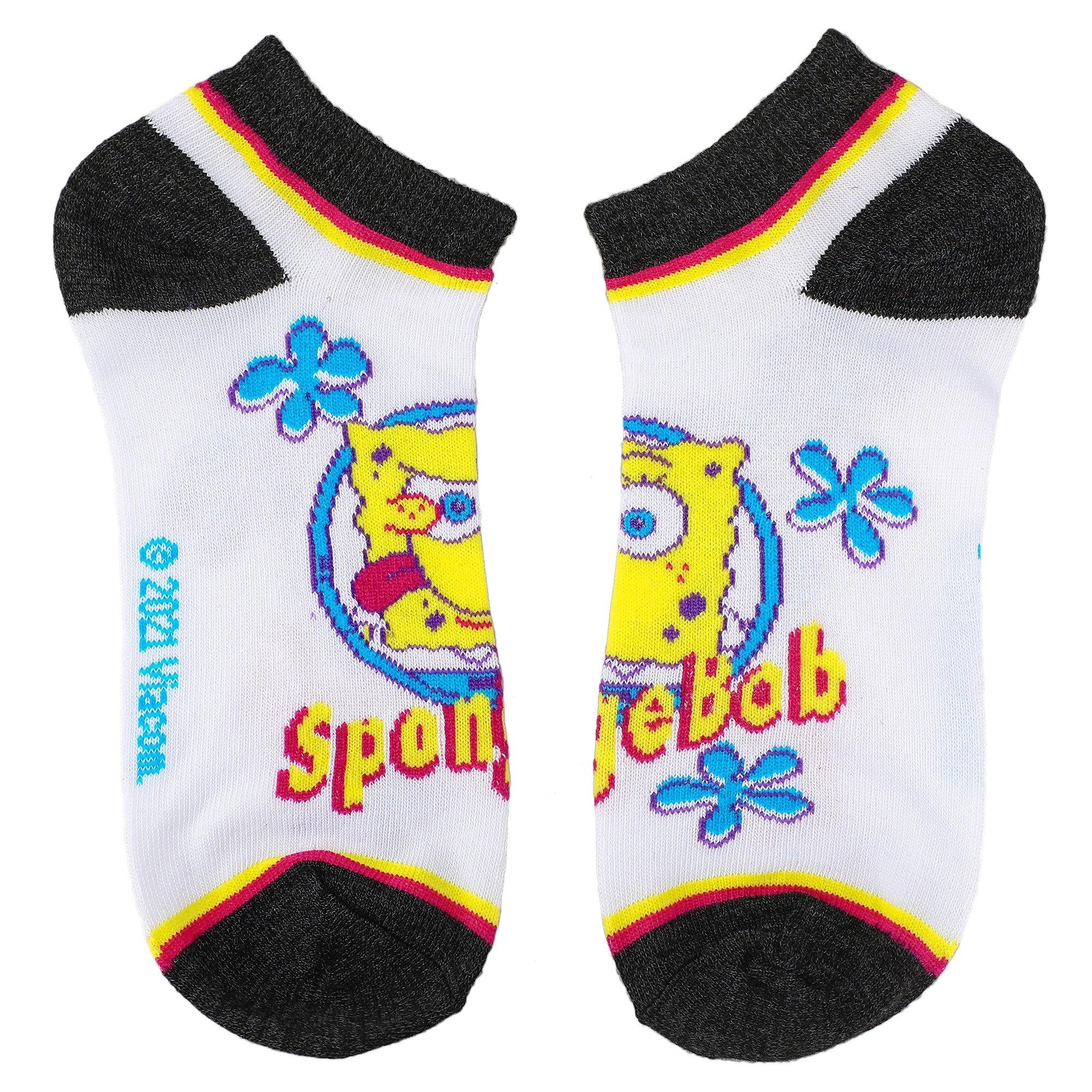 SpongeBob SquarePants Mix and Match Ankle Socks 5 Pack